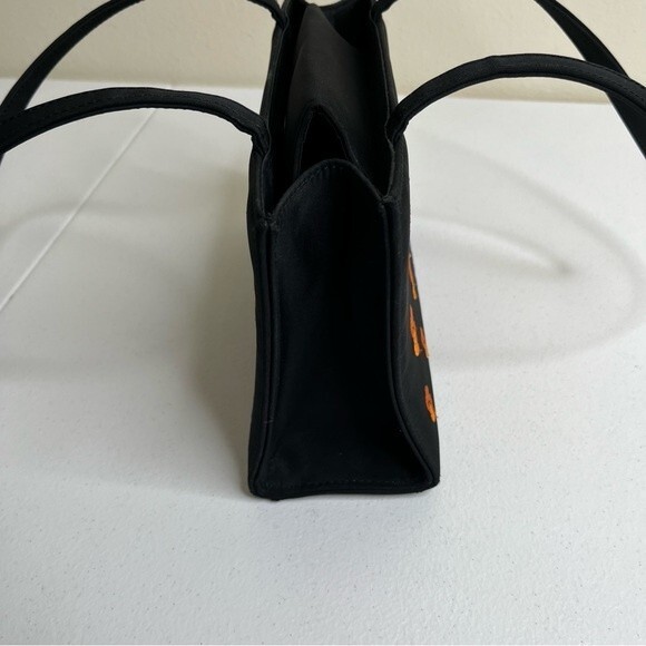 Vintage Sandol Living Fashion Clemson Go Tigers Black Orange Purple Handbag - Picture 9 of 13